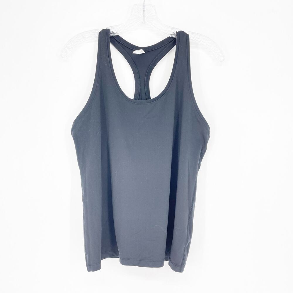 All In Motion Black Racerback Tank Top Medium